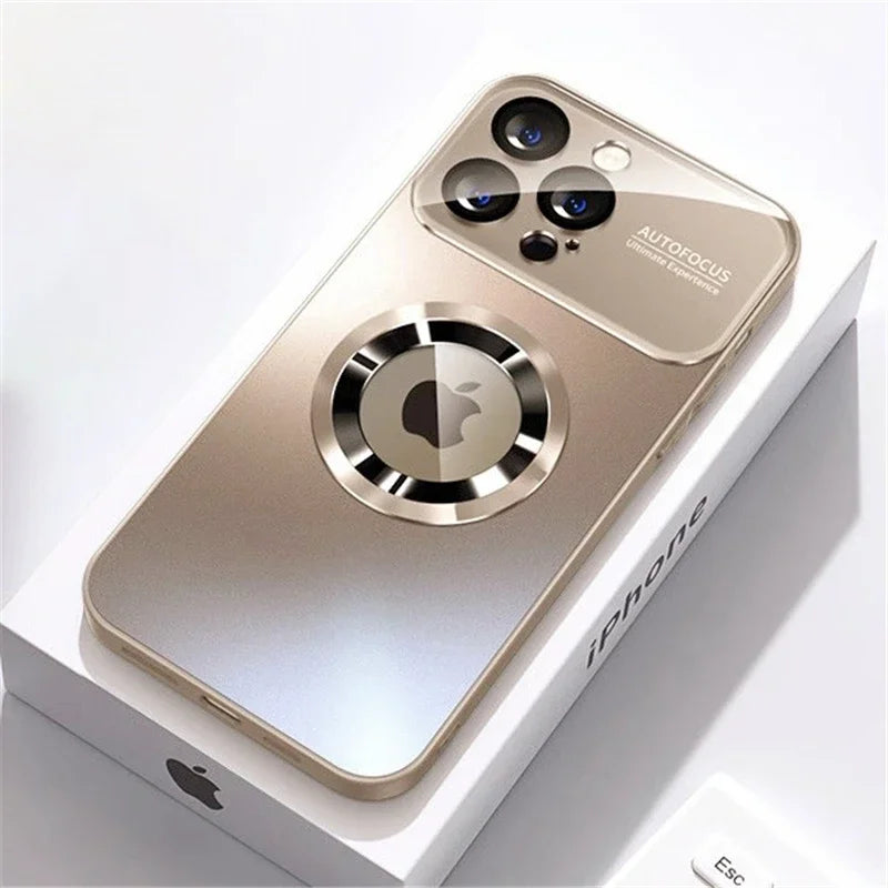 Titanium Metallic Color Matte Magnetic Case