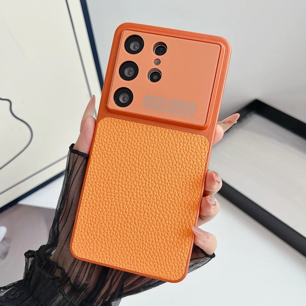 Lychee Leather Camera Pro Case