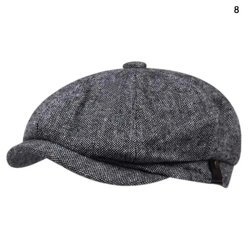 Men Casual Peaky Blinders Hat Spring Autumn Retro Beret Hats Wild Casual Hats Unisex Wild Octagonal Cap Girl Newsboy English Hat