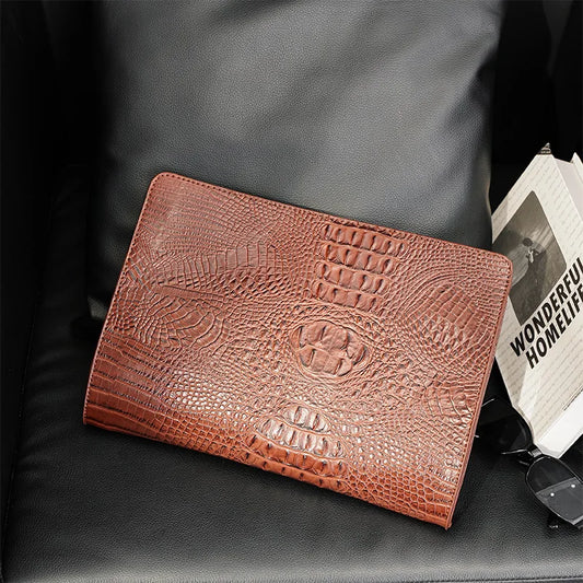 Crocodile Luxe Clutch