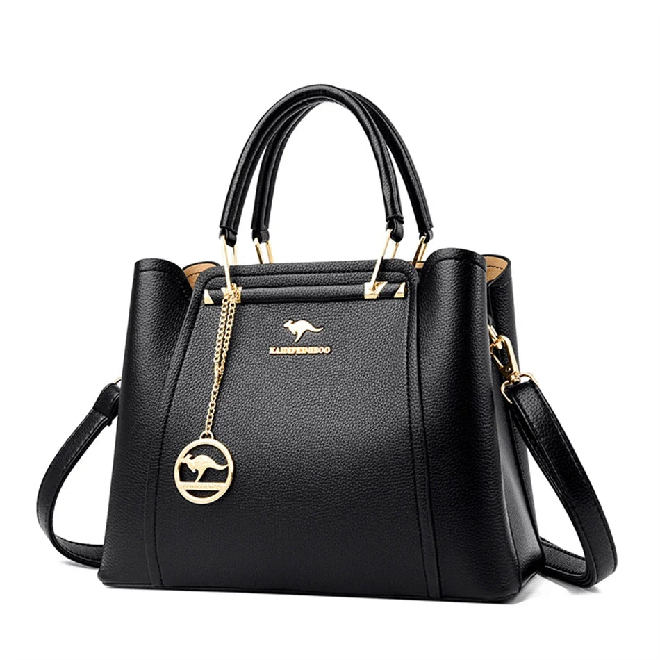 Bordeaux Heritage Structured Leather Tote
