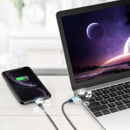 Braided USB Iphone Charging Cable