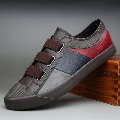 Noir Luxe Strap Sneakers – Signature Edition