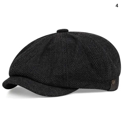 Men Casual Peaky Blinders Hat Spring Autumn Retro Beret Hats Wild Casual Hats Unisex Wild Octagonal Cap Girl Newsboy English Hat