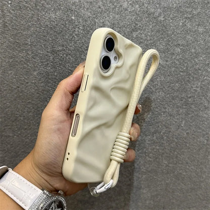 Cloud Grip Wrist Strap Phone Case