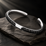 Imperial weave Silver cuff