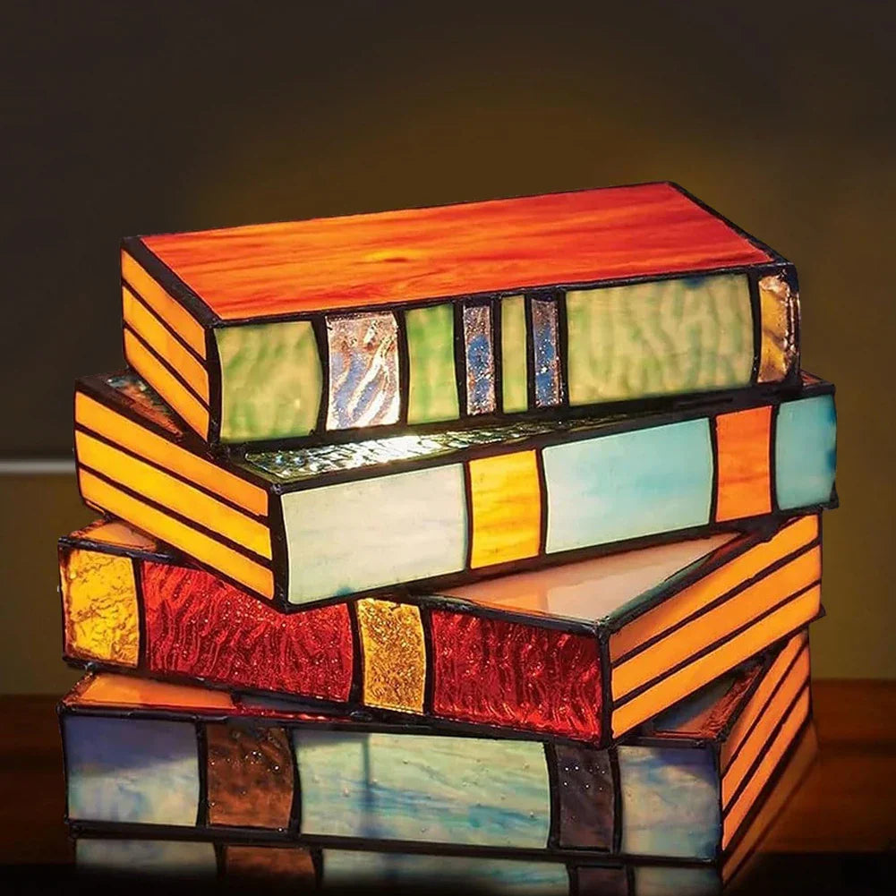 Stacked Books Lamp