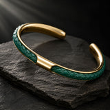 Imperial weave cuff