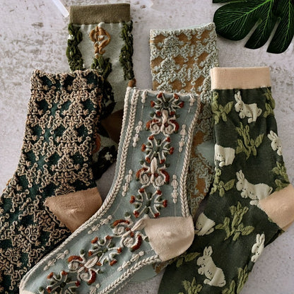 Vintage Crew Socks
