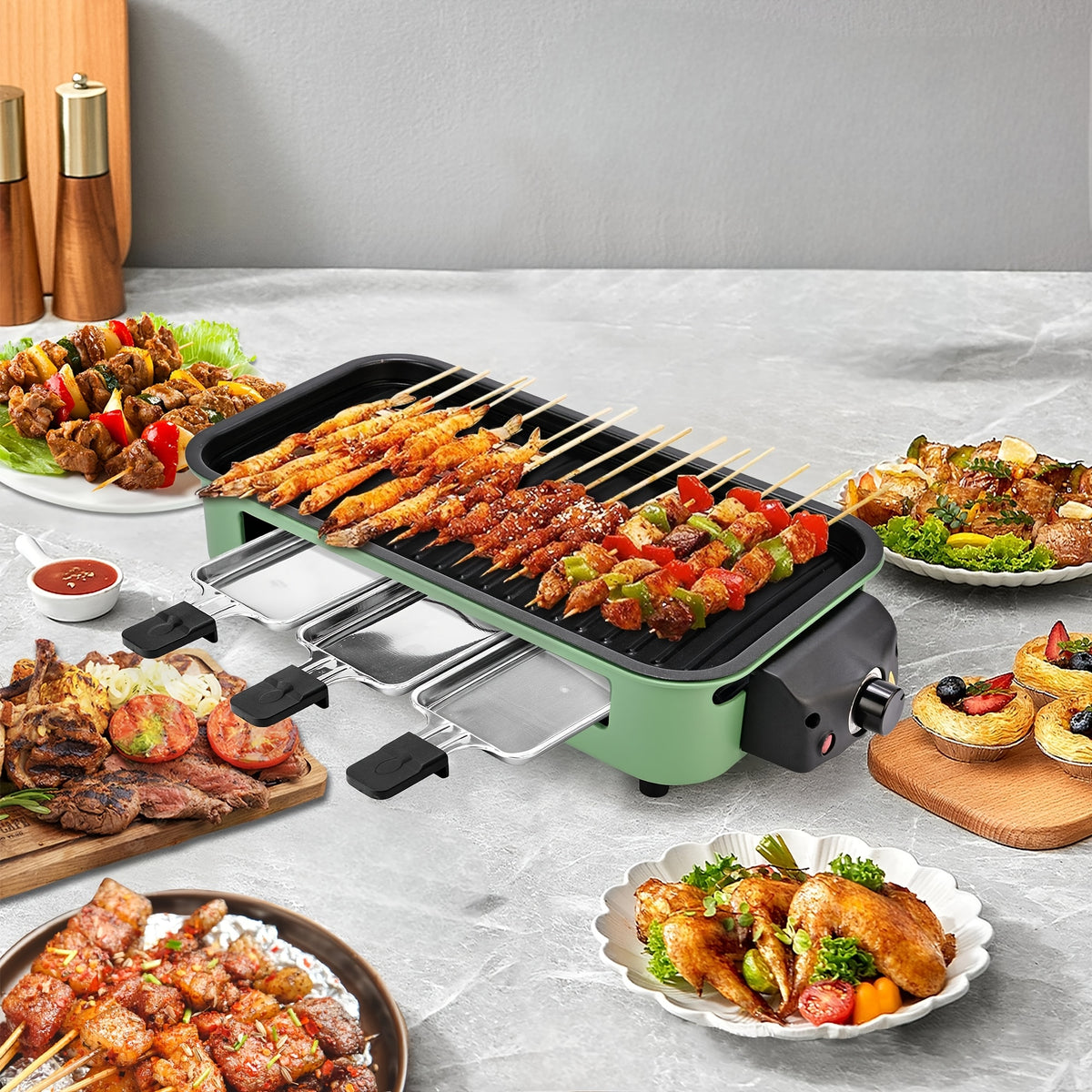 Indoor Electric Tabletop BBQ Grill
