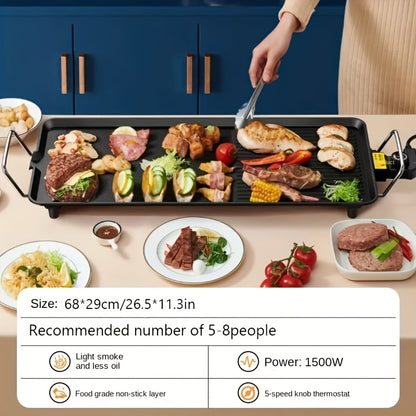 2-in-1 Electric Tabletop Grill and Griddle
