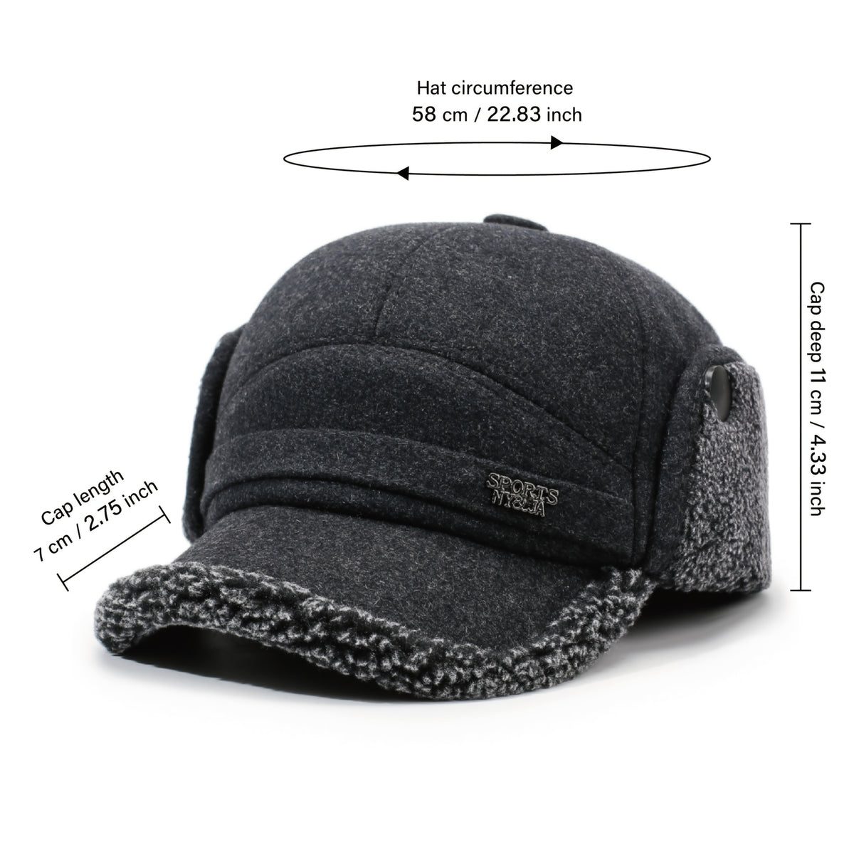 Nordic Heritage Winter Earflap Cap