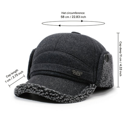 Nordic Heritage Winter Earflap Cap