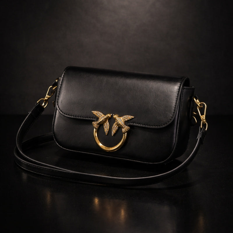 Valencia Royale Palm Emblem Crossbody Bag