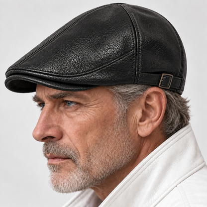 Marlow Leather Driving Cap