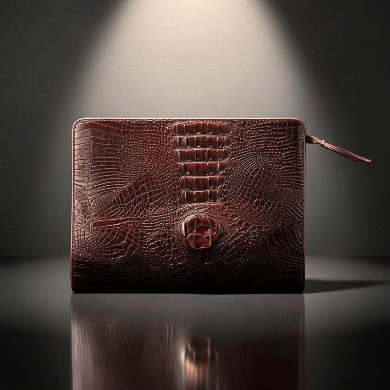Crocodile Luxe Clutch