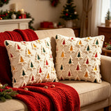 Noël Evergreen Textured Pillow Covers
