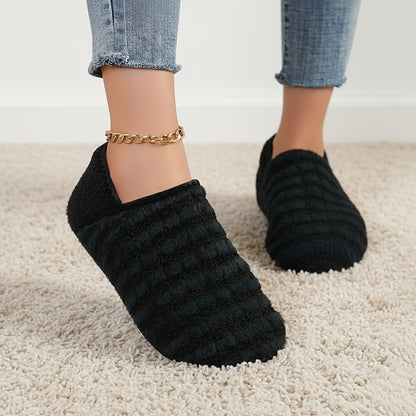 Women And Men All-Season Style Rubber Sole Soft-Lightweight Flat Shoes Non Slip House Gifts for Couple Slipper Designed for Wide Feet, Women Shoes