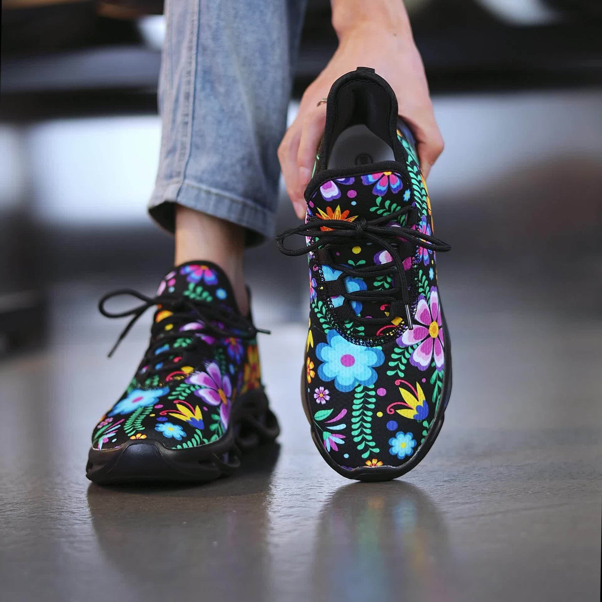 Boho Bloom Comfort Sneakers