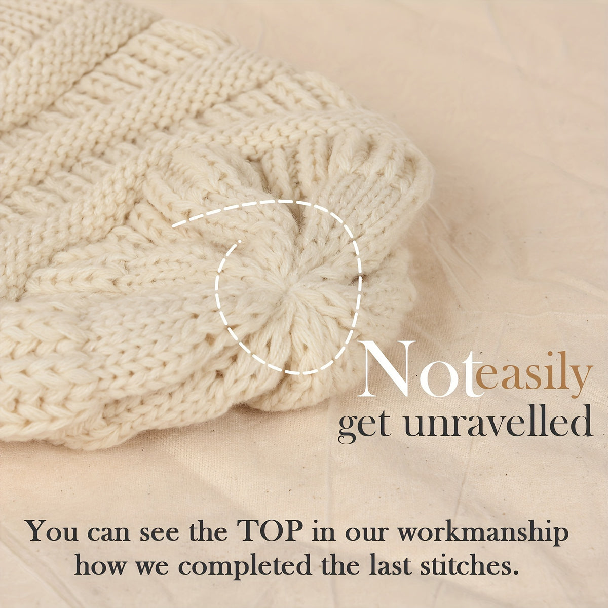 Sorella Cable Knit Beanie