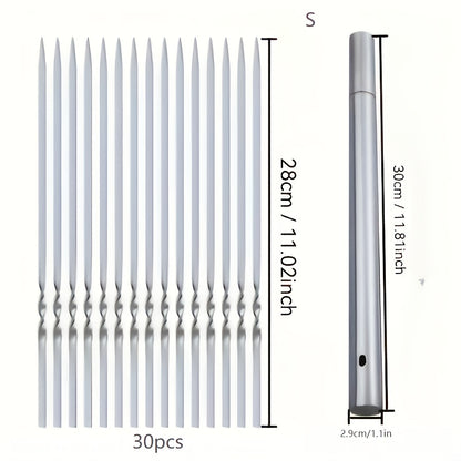 Reusable BBQ Kebab Skewers