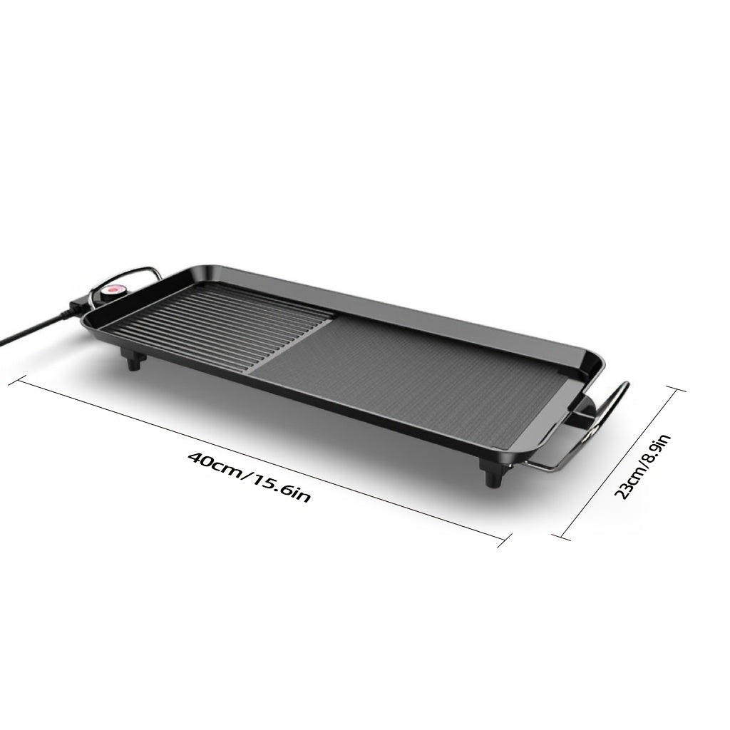 2-in-1 Electric Tabletop Grill and Griddle