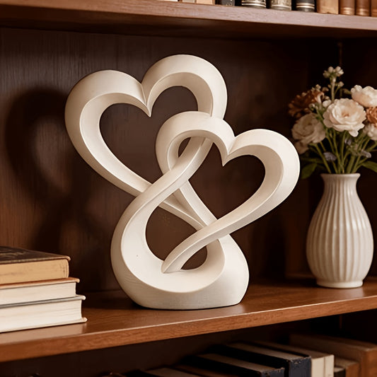 Infinity Love Heart Sculpture