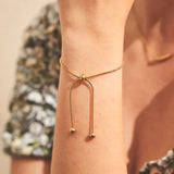 Aurelia Adjustable Gold Chain Bracelet