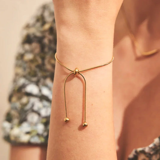 Aurelia Adjustable Gold Chain Bracelet