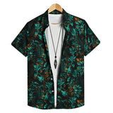 Tropical Leaf Print Shirt