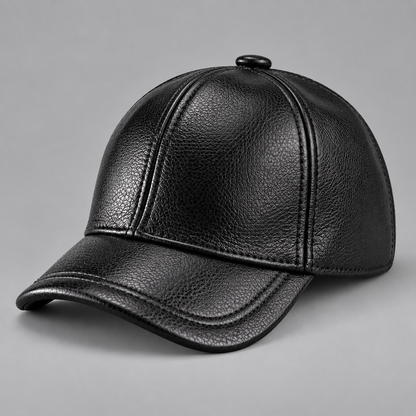 Heritage Leather Baseball Cap