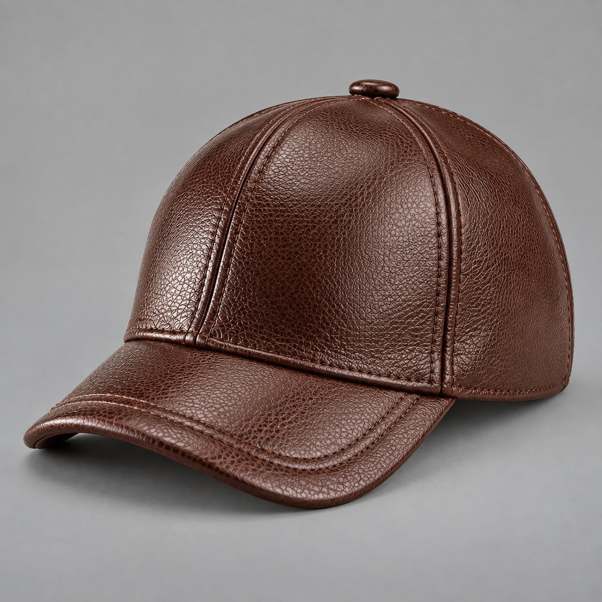 Heritage Leather Baseball Cap