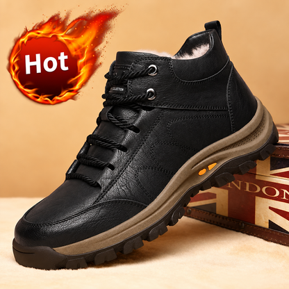 Men’s Leather Winter Ankle Boots