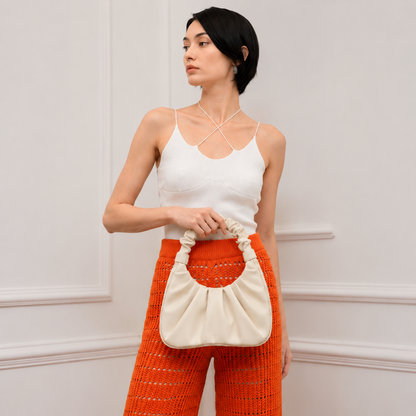 Luna Ruched Hobo Bag