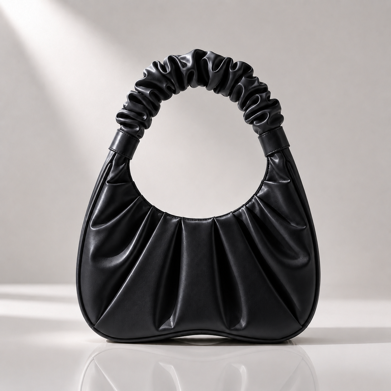 Luna Ruched Hobo Bag