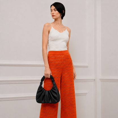 Luna Ruched Hobo Bag