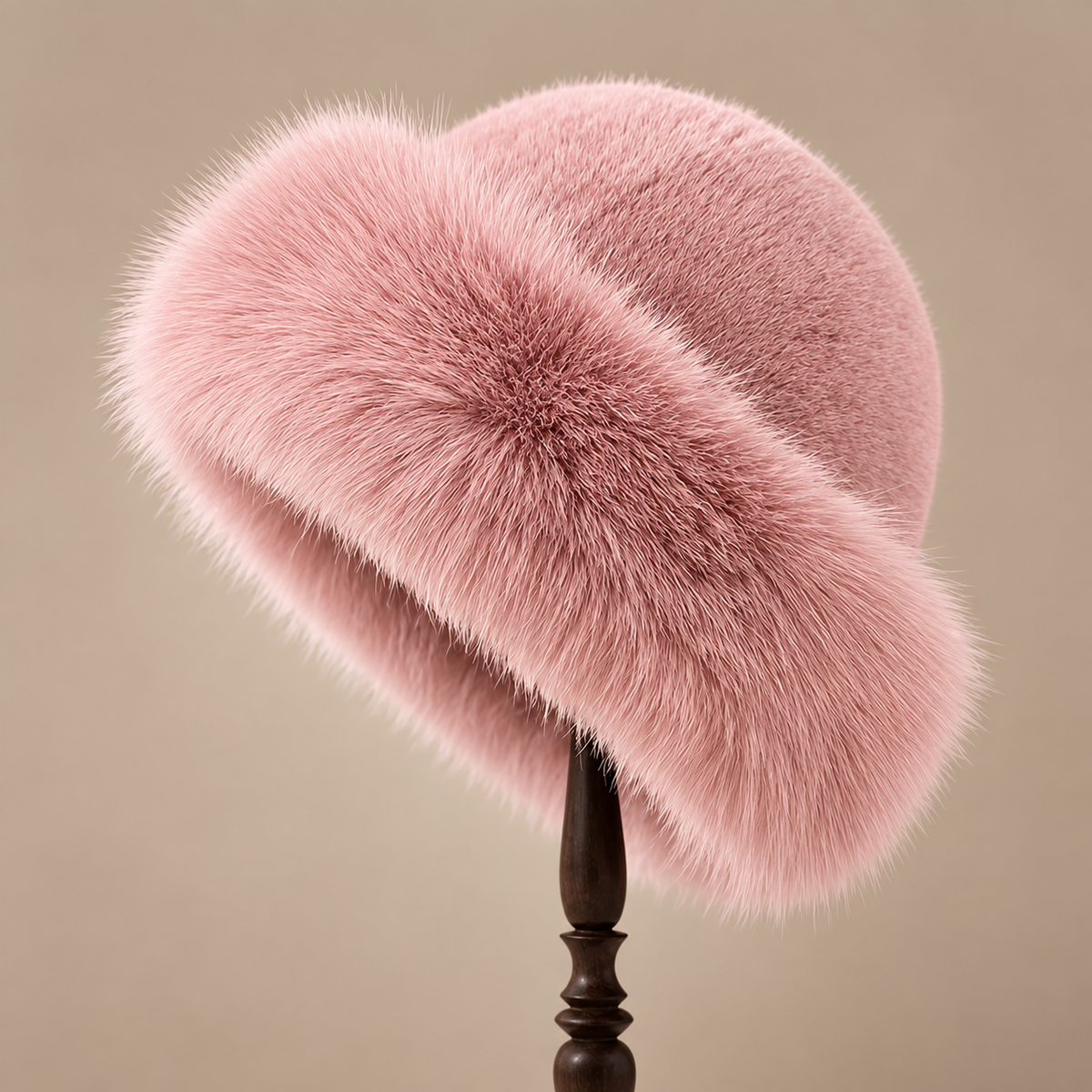 Ostrich Warm Mongolian  Cap