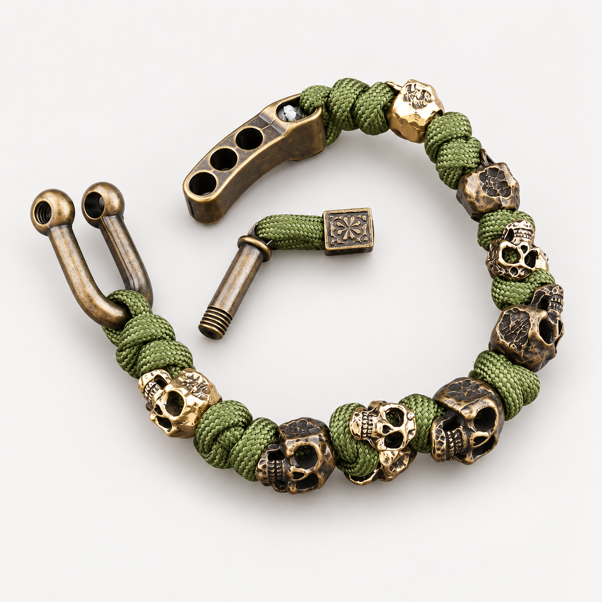 Raven Skull Bracelet