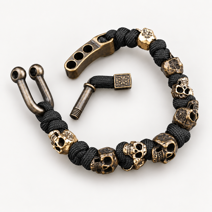 Raven Skull Bracelet