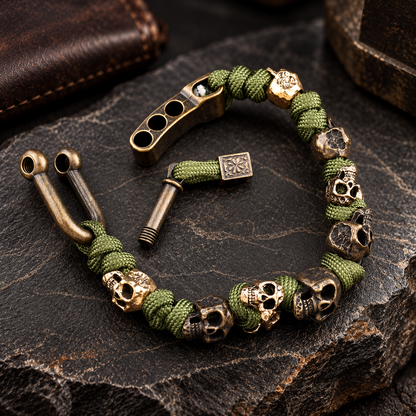 Raven Skull Bracelet